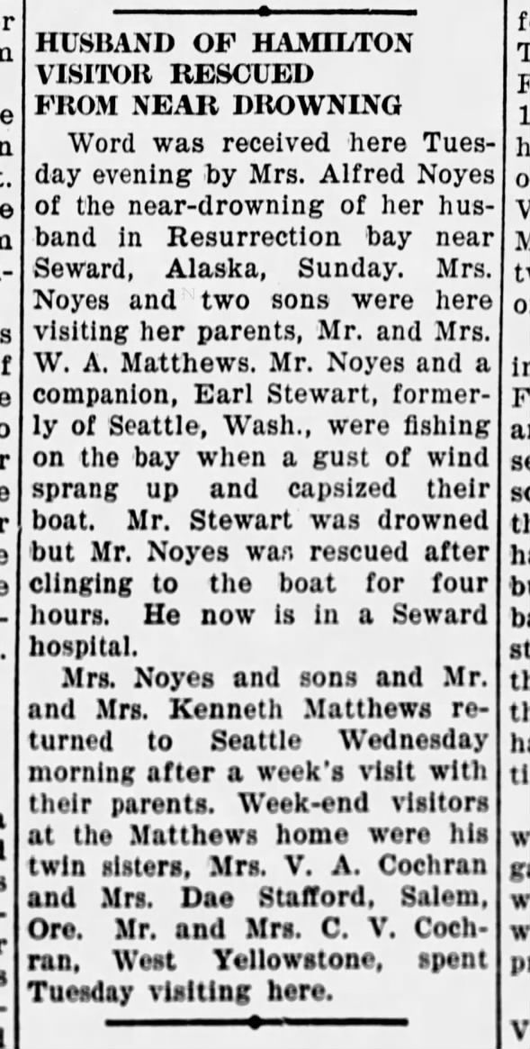 Clipping from Ravalli Republic